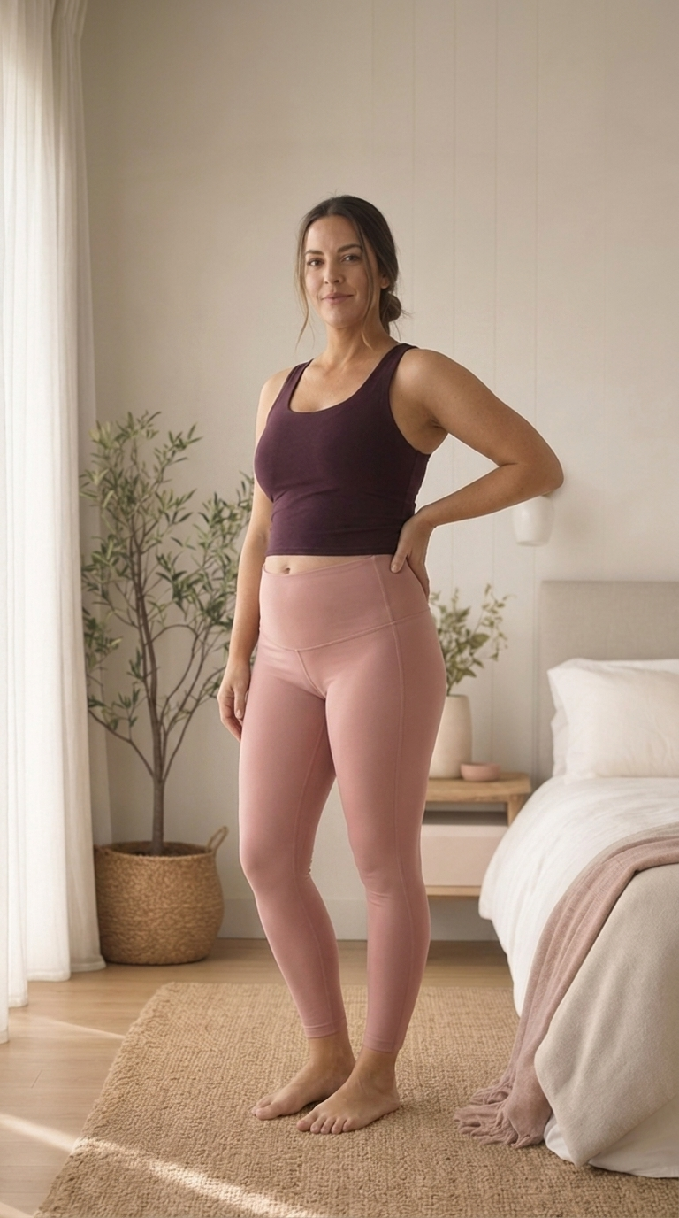 Mum gently returning to exercise after a c-section