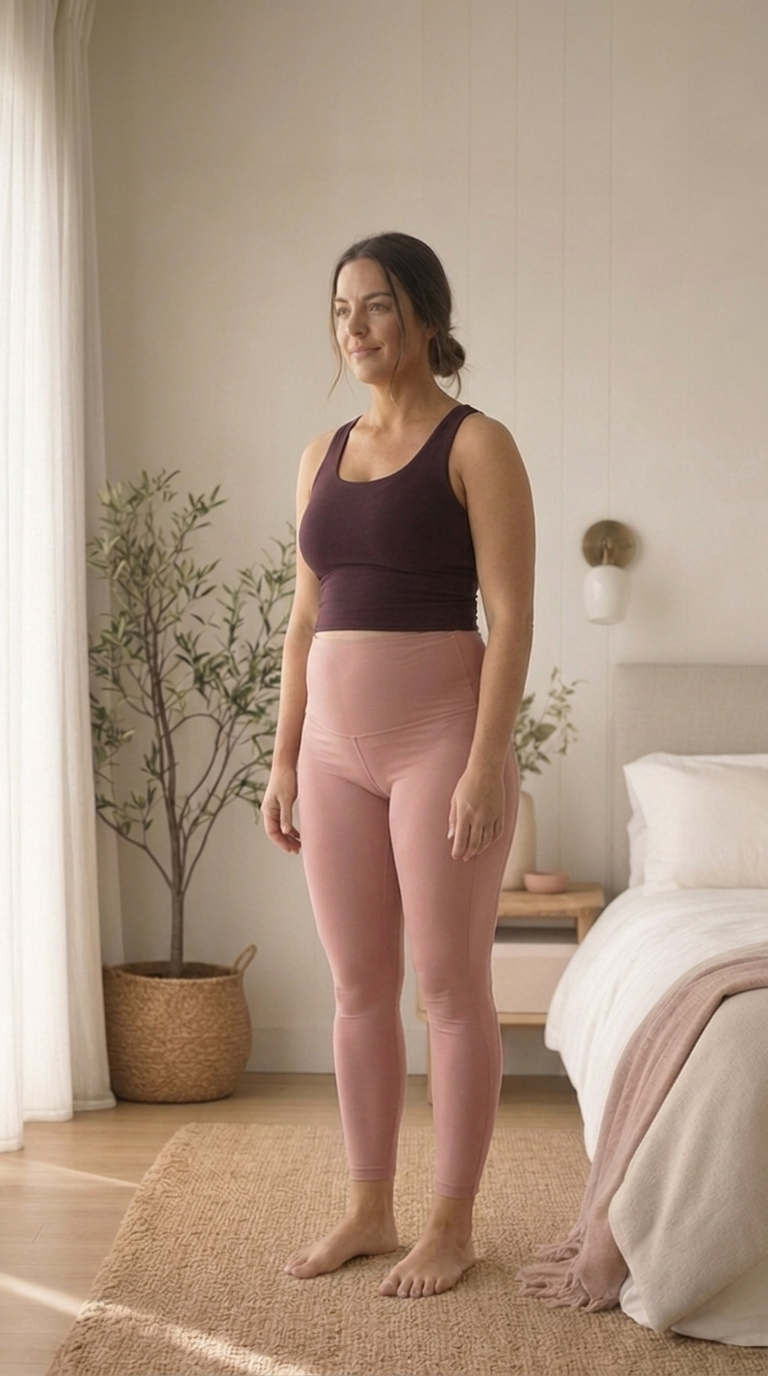 Mum standing tall after rebuilding her pelvic floor