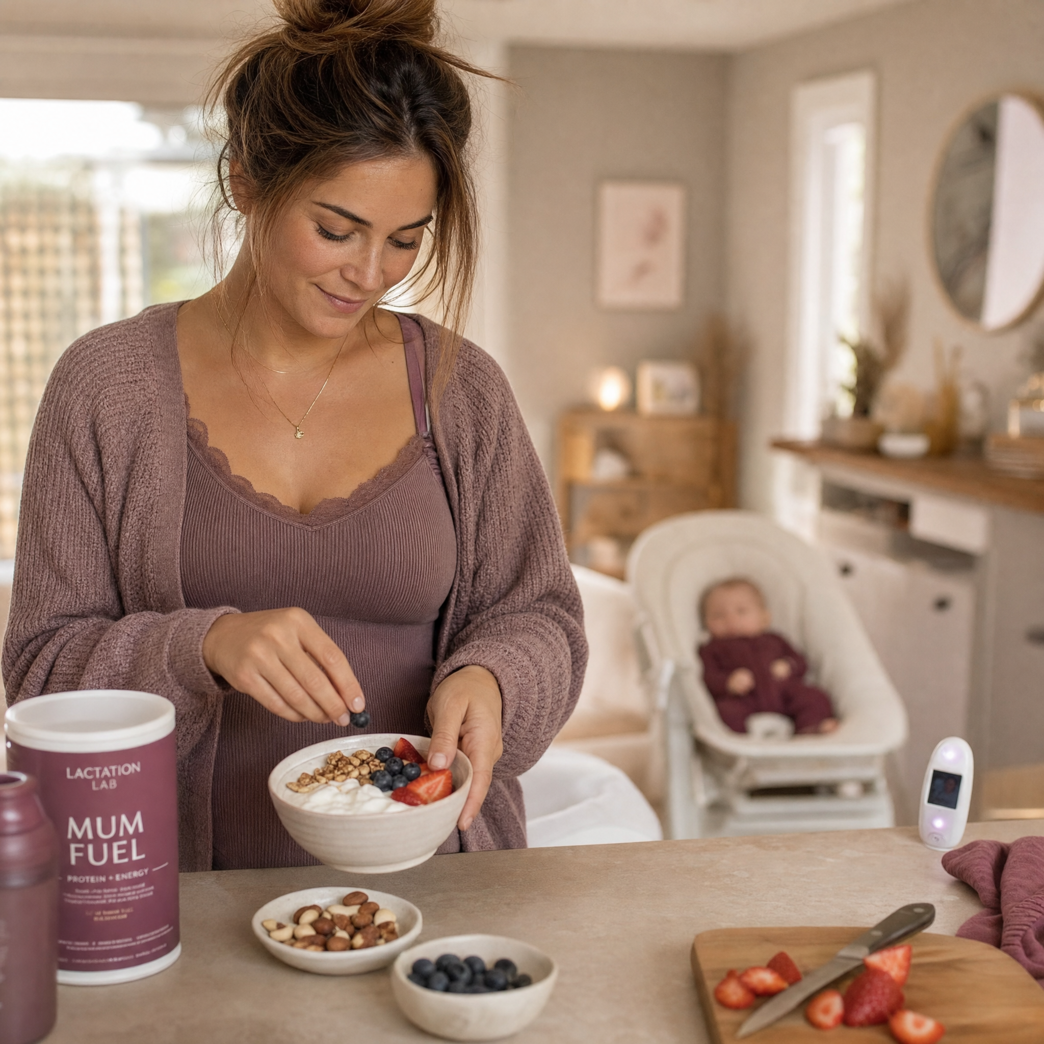 Made during nap time — quick energising snack