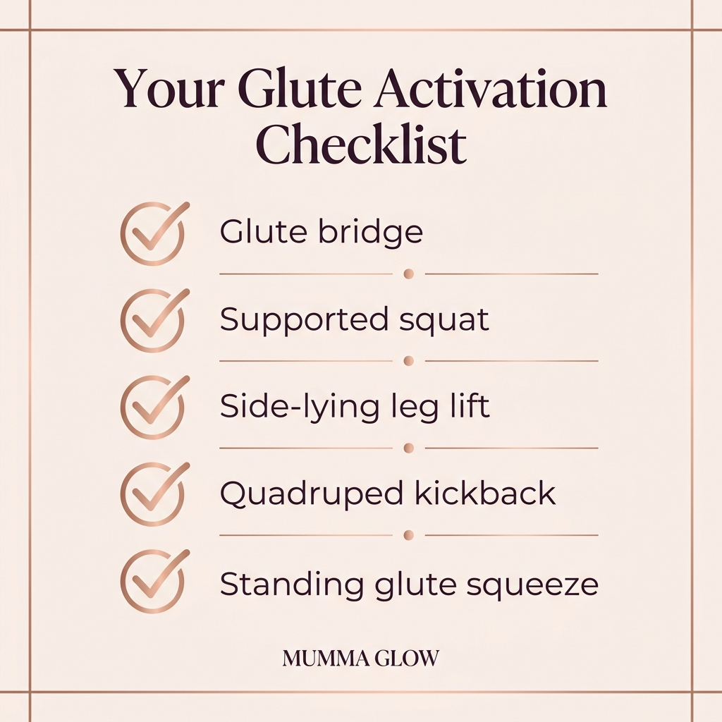 Your glute activation checklist