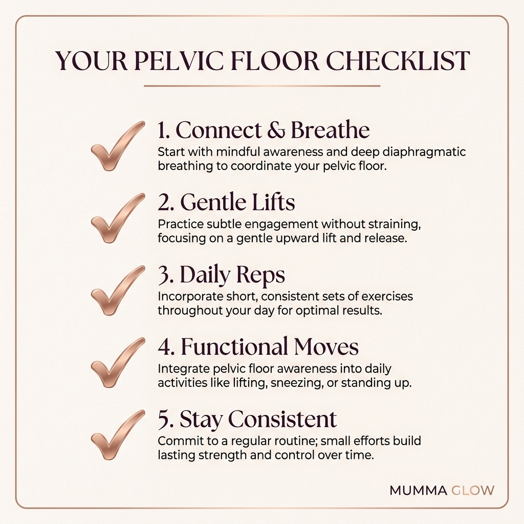 Your pelvic floor checklist